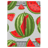 Watermeloen Palestina Kaart Slice Klembord (Achterkant)