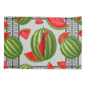 Watermeloen Palestina Kaart Slice Kussensloop (Achterkant)