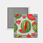 Watermeloen Palestina Kaart Slice Magneet (Voorkant / Achterkant)