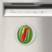 Watermeloen Palestina Kaart Slice Magneet (Insitu (Vaatwasser))