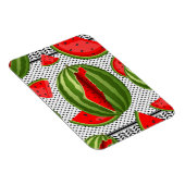 Watermeloen Palestina Kaart Slice Magneet (Rechterzijde)