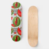 Watermeloen Palestina Kaart Slice Persoonlijk Skateboard (Voorkant)