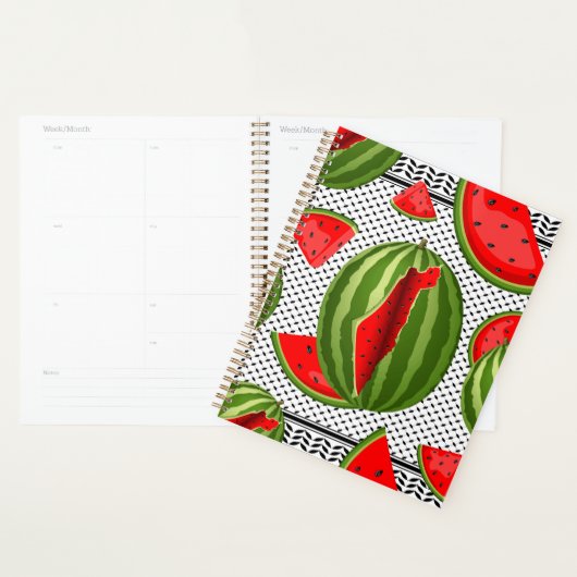 Watermeloen Palestina Kaart Slice Planner (Display)