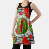 Watermeloen Palestina Kaart Slice Schort (Insitu)