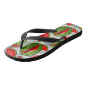 Watermeloen Palestina Kaart Slice Teenslippers (Schuin)