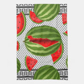 Watermeloen Palestina Kaart Slice Theedoek (Verticaal)