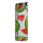 Watermeloen Palestina Kaart Slice Thermosbeker (Gedraaid links)