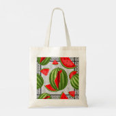 Watermeloen Palestina Kaart Slice Tote Bag (Achterkant)