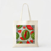 Watermeloen Palestina Kaart Slice Tote Bag (Voorkant)
