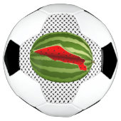 Watermeloen Palestina Kaart Slice Voetbal (Gedraaid)