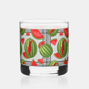 Watermeloen Palestina Kaart Slice Whisky Glas