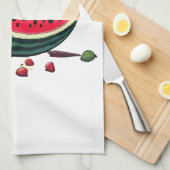 Watermeloen Palestina Theedoek (Quarter Fold)