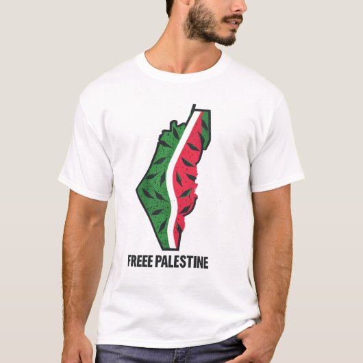 watermeloen palestine t-shirt (Voorkant)