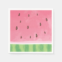 Watermeloen Papier Servet Melon Verjaardag Fruity