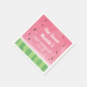 Watermeloen Papier Servet Melon Verjaardag Fruity (Hoek)