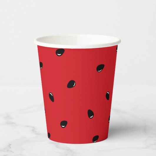 Watermeloen Papieren Bekers (Links)