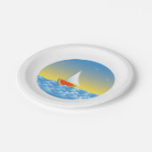 Watermeloen Papieren Bordje (Gekanteld)