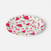 Watermeloen Papieren Bordje (Gekanteld)