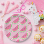 Watermeloen Papieren Bordje (Feest)