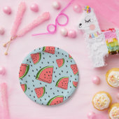 Watermeloen Papieren Bordje (Feest)