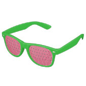 Watermeloen Party Shades Retro Zonnebril (Gekanteld)
