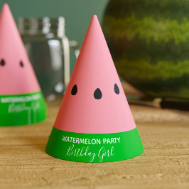 Watermeloen Party Verjaardags Meisje Roze Papier P Feesthoedjes
