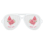 Watermeloen Party Zonnebril (Voorkant)