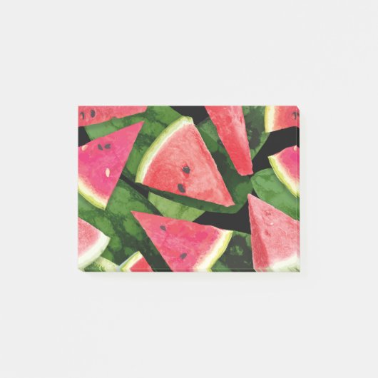 Watermeloen Patroon Creatie 5 Post-it® Notes (Voorkant)