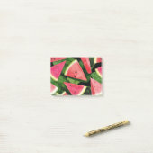 Watermeloen Patroon Creatie 5 Post-it® Notes (Op bureau)
