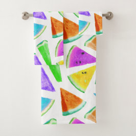 Watermeloen Patroon Creatie 6 Bad Handdoek