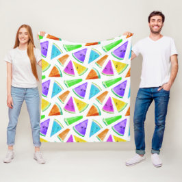 Watermeloen Patroon Creatie 6 Fleece Deken