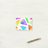 Watermeloen Patroon Creatie 6 Post-it® Notes (Op bureau)