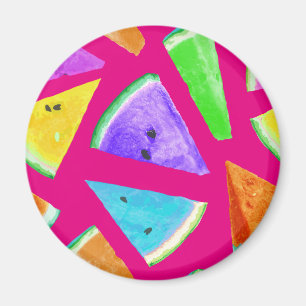 Watermeloen Patroon Creatie 9 Magneet