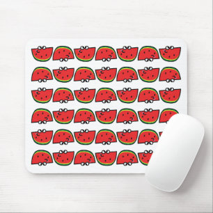 Watermeloen Patroon Design Kleurrijk Fruit Zomer Muismat