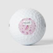 Watermeloen Patroon Golfballen (Voorkant)