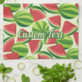 Watermeloen Patroon Handdoek (Gevouwen)