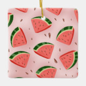 Watermeloen Patroon Keramisch Ornament (Voorkant)