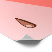 Watermeloen Patroon Poster (Hoek)