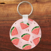 Watermeloen Patroon Sleutelhanger (Voorkant)