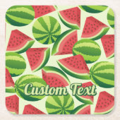Watermeloen Patterm Paper Onderzetter (Voorkant)