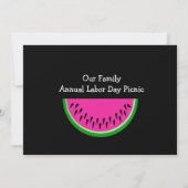 Watermeloen/picknick Kaart (Achterkant)