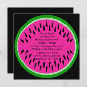 Watermeloen/picknick Kaart (Voorkant / Achterkant)