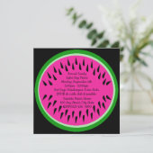 Watermeloen/picknick Kaart (Staand voorkant)