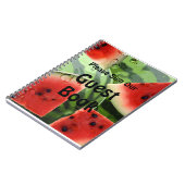 Watermeloen Picnic Guest Book Notitieboek (Linkerzijde)
