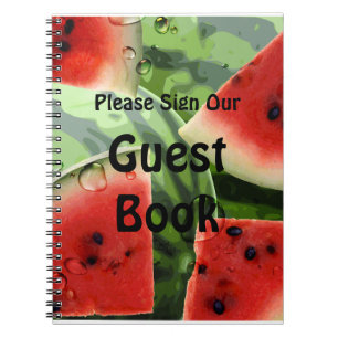 Watermeloen Picnic Guest Book Notitieboek