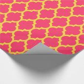 Watermeloen Pineappel Geel Marokkaans #4 Cadeaupapier (Hoek)