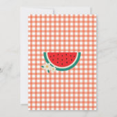 Watermeloen Plaid Flat Kaart (Achterkant)
