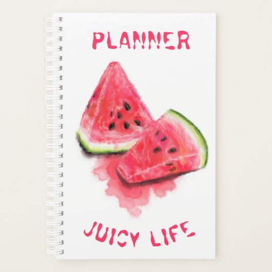 Watermeloen Planner - Roodzweet Juicy (Voorkant)