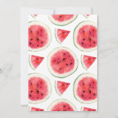 Watermeloen platte noot Kaart (Achterkant)