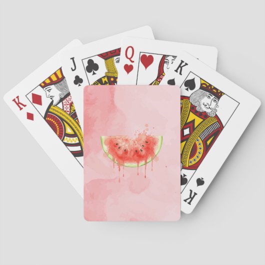 Watermeloen Pokerkaarten (Achterkant)